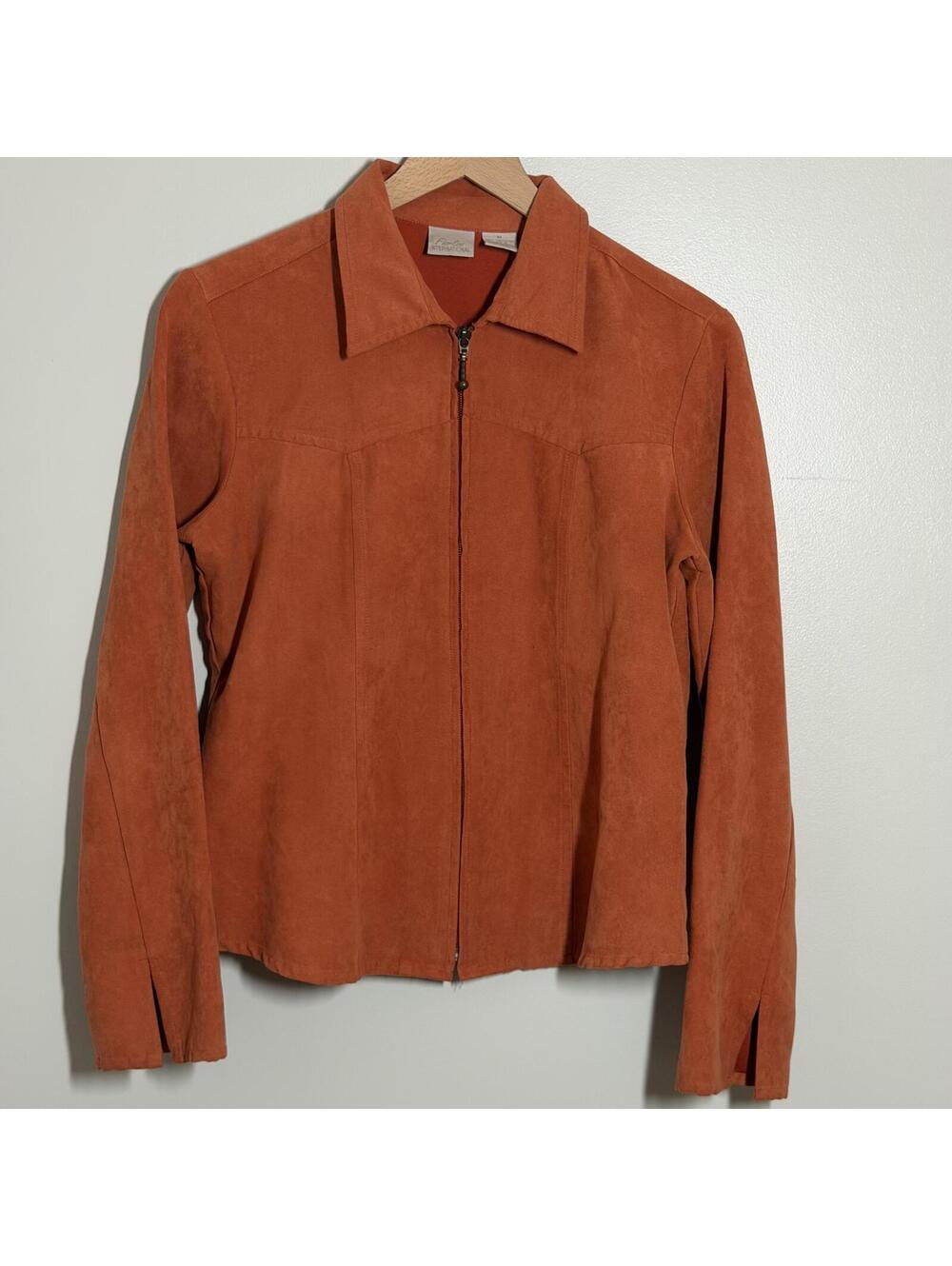 Vintage Fiorelli International Faux Suede Lightweight Jacket Western Y2K Medium